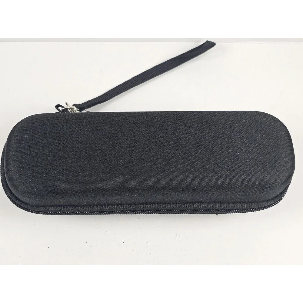 Unbranded Travel Case for Electric Toothbrush Hardshell Black Zipper Pouch Strap